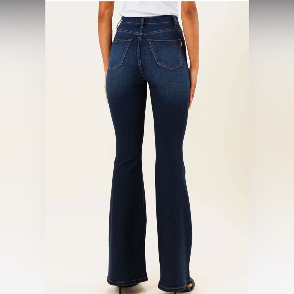 Vibrant M.i.U Tall Bell Flare Jeans - Picture 10 of 16